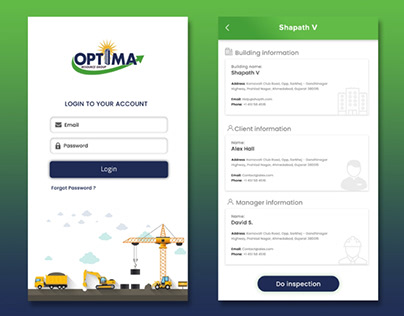 Optima App design