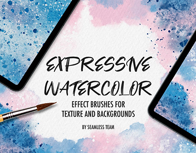 Expressive Watercolor Brushes For Procreate
