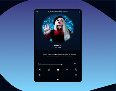Music player page