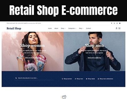 Retail Shop E-commerce website