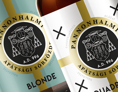 Pannonhalma Abbey Beer Label Design ≠1