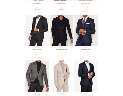 Suit & Blazer Website