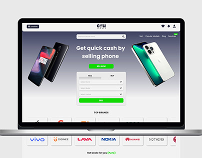 ORUphones Landing Page Redesign