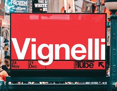 The Tube: A Massimo Vignelli Exhibition