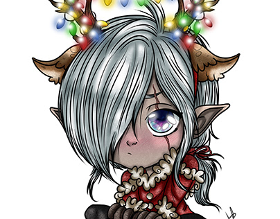 Chibi Christmas Reindeer !
