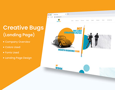 Creative Bugs (Landing Page)