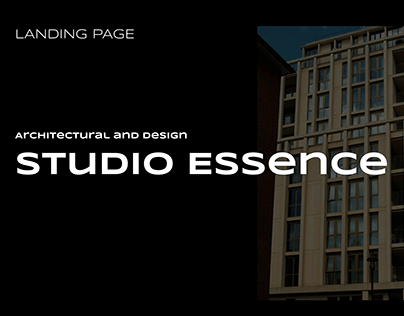 Architectural and design studio | Landing page