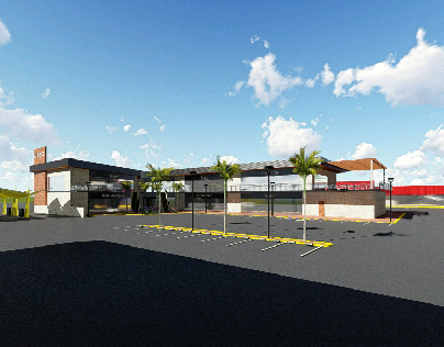 Diseño de Estación de Servicio y Plaza comercial