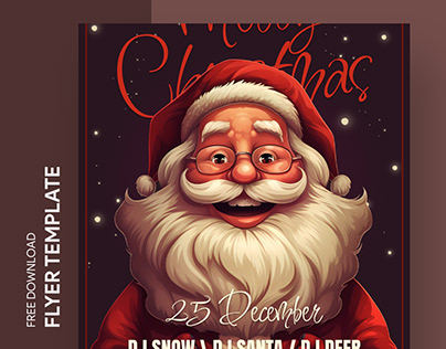 Free Editable Online Christmas Flyer Template