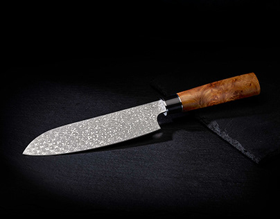 damask knife product photographer