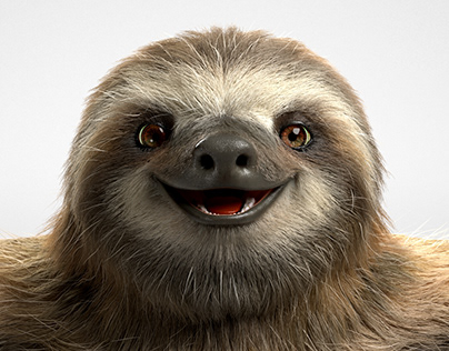 Sloth 3d character