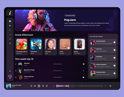 JamBox Music Player App