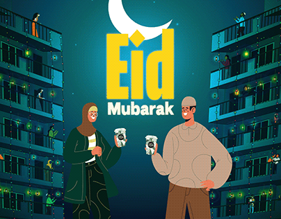 Eid Greeting Post Design