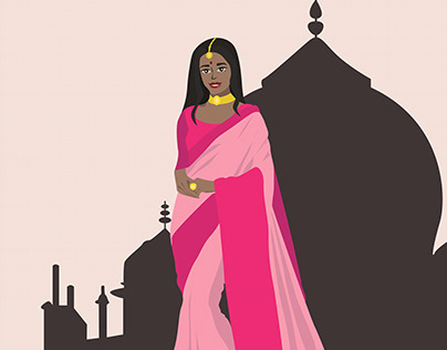 Indian girl in Sari