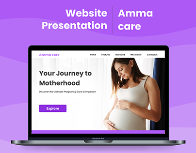 Amma care website presentation