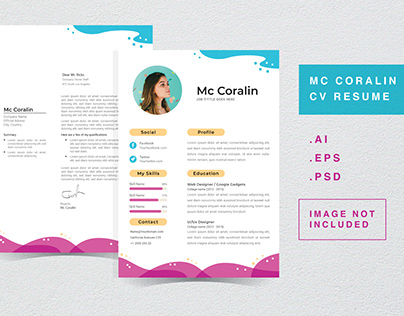 Mc Coralin - CV Resume Template