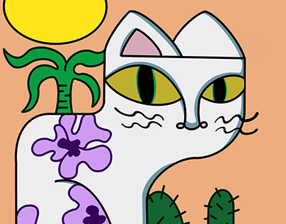 Project thumbnail - Sushi the Cat - Artwork