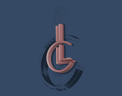 Logotipo 3d Lcl consultoria