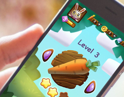Mobile game "The rabbit’s adventure"