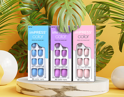 imPress Color Nails Box Rendering