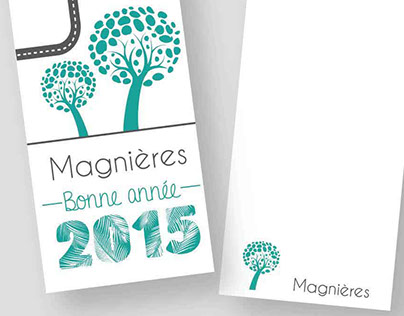 Carte de vœux 2015 - Commune de Magnières