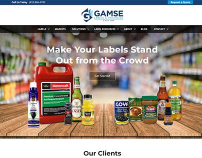 Label Company Design - Web and Mobile