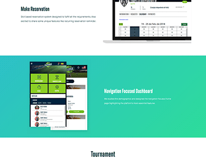 Project thumbnail - Pelotea - Sports social app & website