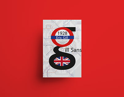 Gill Sans Poster Design/ Gill Sans Afiş Tasarım
