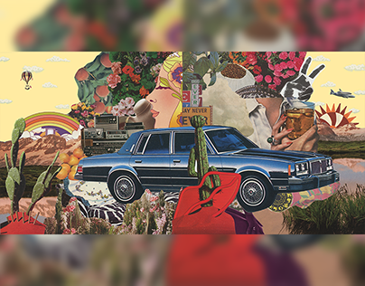 El Camino Acid - 'Sunset Motel' Album Artwork