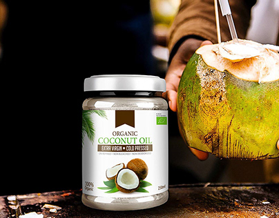 Coconut Oil Packaging Design