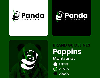 Panda Surgical Logo design