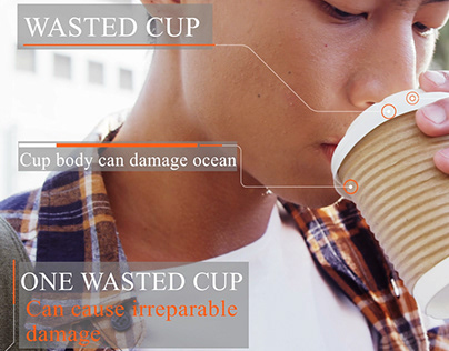 Story of a wasted cup _ Recyclable packaging Awareness