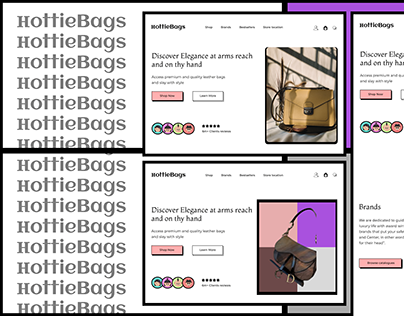 Hottie Bags (An E-commerce site for purchasing bags)