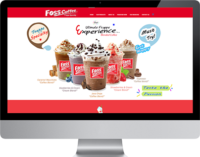 Foss Coffee Food and restaurant website