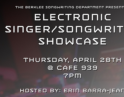 Berklee Electronic SS showcase poster