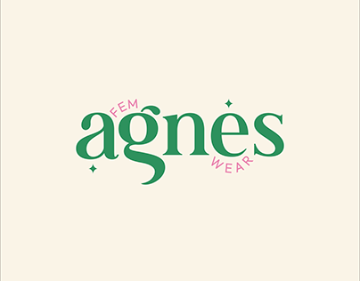 Identidad para Agnes, tienda de ropa.