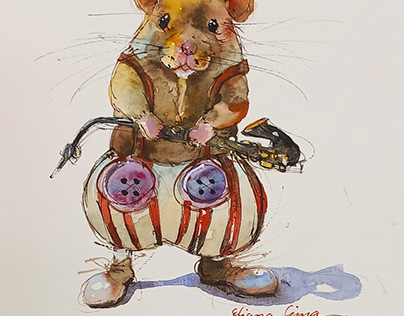 saxophonist mouse
