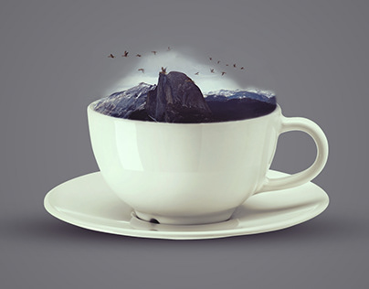 Mountain in a Cup of Tea