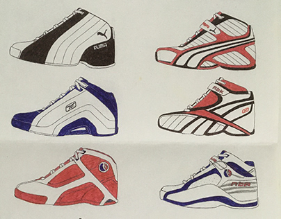 Sneakers Sketches