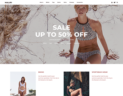 Woman's Clothing Outlet Website Design
