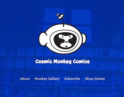 Cosmic Monkey Comics website
