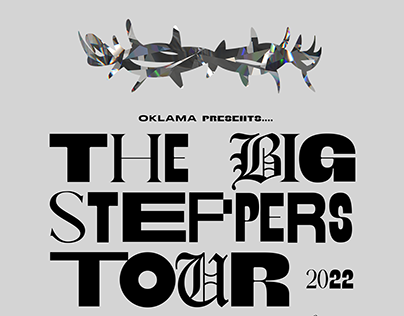 THE BIG STEPPERS TOUR concept poster