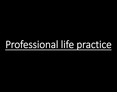 Professional life practice