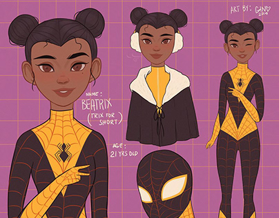 Spidersona Character Design Beatrix - 2019