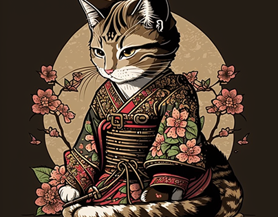 Tabby Cat Kimono
