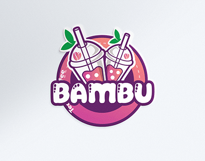 Bambu Tea + Coffee Logo Designs