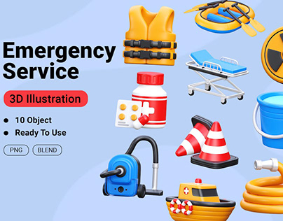 Emergency Service 3d Icon