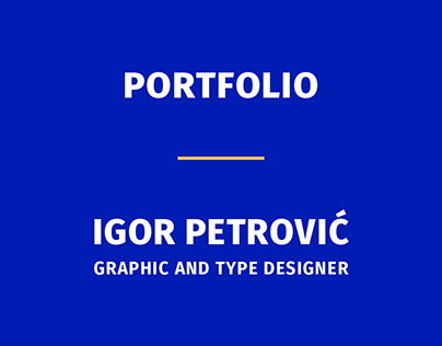 Igor Petrovic — Portfolio — 2023