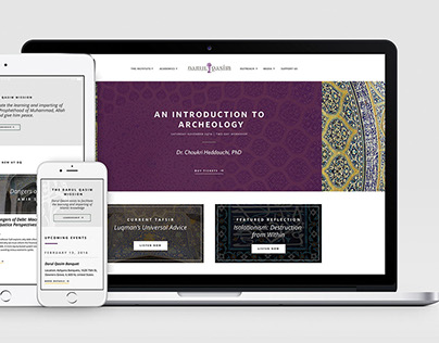 Darul Qasim Website Redesign