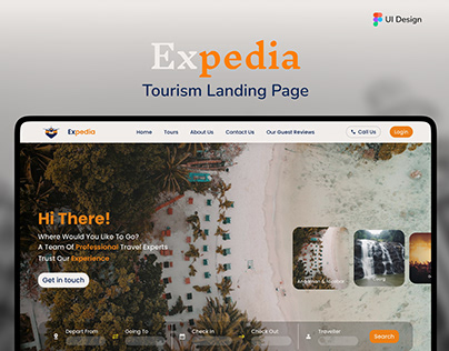 Expedia | Landing Page (Tourism Website)